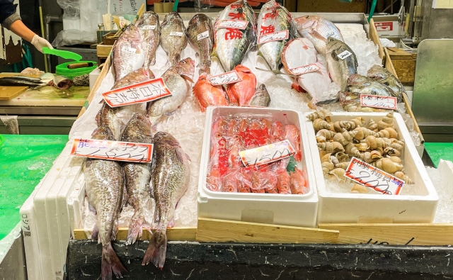 鮮魚コーナーの画像