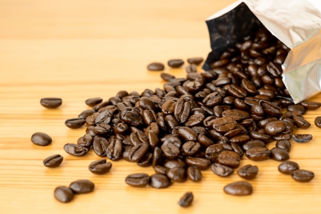コーヒー豆開封の画像